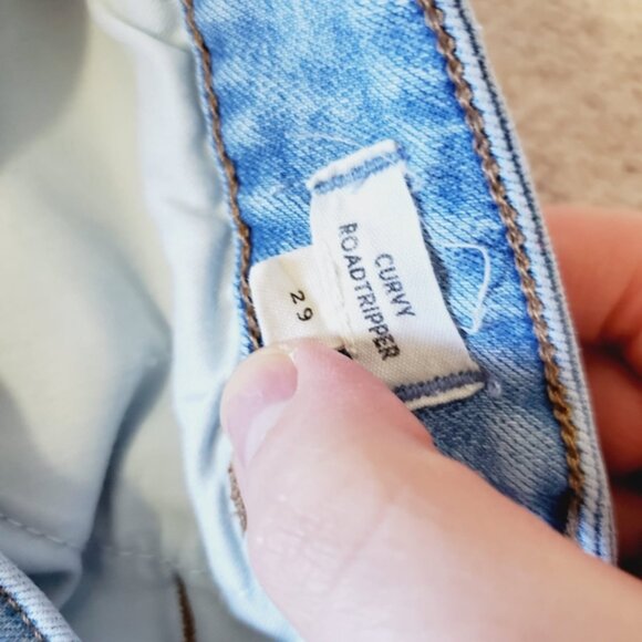 Madewell Curvy Roadtripper High Rise Lightwash Stretch Skinny Jeans 29 - Picture 6 of 9